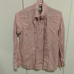 ong sleeves checkered shirt (used - xsmall)